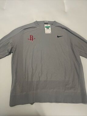 Nike Tiger Woods Golf Sweater Lightweight Solid DR5291-077 Houston Rockets